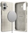 iPhone 16 Case Cover Bitmap Silicone Magnetic Series Stone