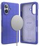 iPhone 16 Case Cover Bitmap Silicone Magnetic Series Ultramarine