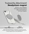 iPhone 17e / 16e Case Cover  Fusion Magnetic Series   Clear