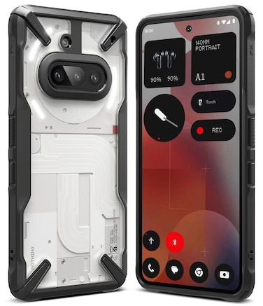 Nothing Phone (3a) Case Cover   Fusion X Series   Black