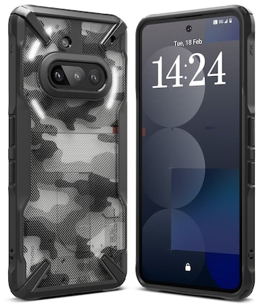 Nothing Phone (3a) Case Cover   Fusion X Design Series   Camo Black