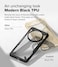 Nothing Phone (3a) Pro Case Cover   Fusion X Series   Black