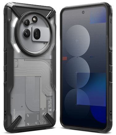 Nothing Phone (3a) Pro Case Cover   Fusion X Series   Black