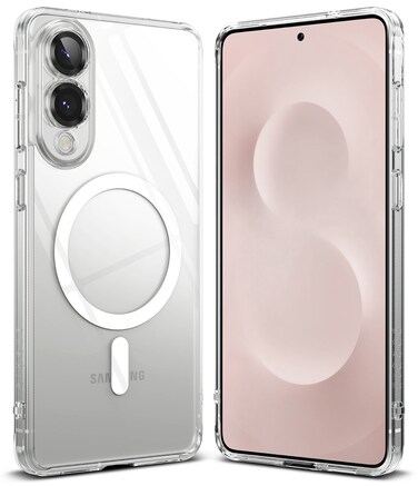 Samsung Galaxy S25 Edge Case Cover   Fusion Magnetic Series   Clear