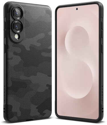 Samsung Galaxy S25 Edge Case Cover   Onyx Design Series   Camo Black