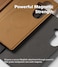 Ringke -Samsung Galaxy Z Fold 7 Case Cover   Folio Wallet Magnetic  Brown