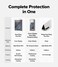 Ringke -3-in-1 Protector Pro [Cover Display + Inner Screen + Foldable Hinge] For Samsung Galaxy Z Fold 7