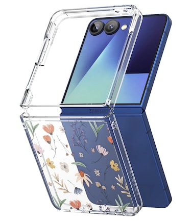 Ringke - Samsung Galaxy Z Flip 7 Case Fusion Design Series  Dry Flowers