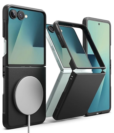 Ringke -Samsung Galaxy Z Flip 7 Case Cover   Onyx Magnetic Series  Black