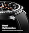 Ringke - Samsung Galaxy Watch 8 Classic 46mm Case Slim Series  Clear &amp; Matte Black