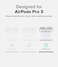 Ringke - AirPods Pro 3 Cases Cover  Air Series - Glitter Clear