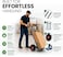 Egardenkart Full Metal 2 Wheel Heavy Duty Hand Truck Trolley 700lbs