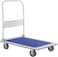 Egardenkart Platform Trolley Cart - 300 Kg, Heavy Duty Trolley with Anti Slip Metal Platform   Trolly with Foldable Handle   360&deg; Swivel Wheels Trolly Cart for Loading and Moving