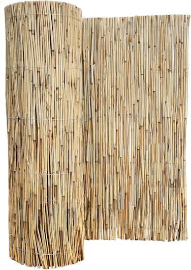 Egardenkart&reg; Bamboo Fence for Garden - 120cm x 600cm, Balcony Fence   Bamboo Privacy fence for Balcony Privacy   Reed bamboo Screen (1.2m x 6m)