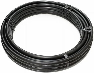 Egardenkart Garden Irrigation Pipe - 100 Meter   15mm, Irrigation Hose for Garden Irrigation System   Polyethylene Garden Hose Pipe Kit with Connectors   Efficient Water Hose for Garden (100 Meters)