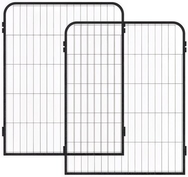Egardenkart Heavy Duty Extra Wide Dog Playpen, Outdoor Pet Fence for Medium/Small Animals Foldable Puppy