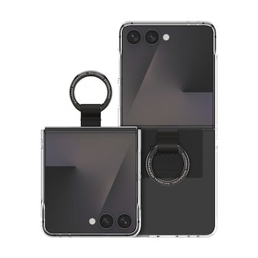 National Geographic Ring Strap Crystal Slim Fit Case V2 (Galaxy Z Flip Series) Galaxy Z Flip 7 - Black
