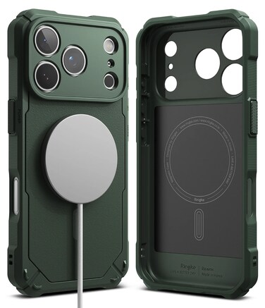 Ringke - iPhone 17 Pro Max Case Cover   Rugged Gear Magnetic Series   Dark Green