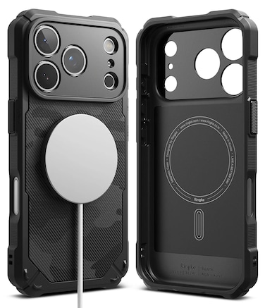 Ringke - iPhone 17 Pro Max Case Cover   Rugged Gear Magnetic Series   Camo Black