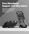 UX Magnetic Designed for iPhone 17 Pro Max Case Dual Layer Protective Cover with Rugged Frame and Camera Control Button Cover - Smoke Black