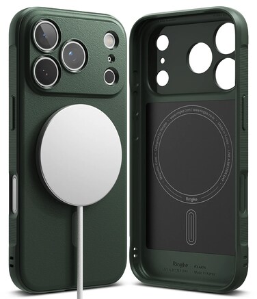 Ringke - iPhone 17 Pro Case Cover   Onyx Magnetic Series   Dark Green
