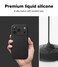 Ringke - iPhone 17 Pro Case Cover   Silicone Magnetic Series   Black