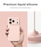 Ringke - iPhone 17 Pro Case Cover   Silicone Magnetic Series   Pink Sand