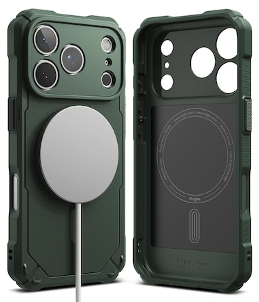 Ringke - iPhone 17 Pro Case Cover   Rugged Gear Magnetic Series   Dark Green