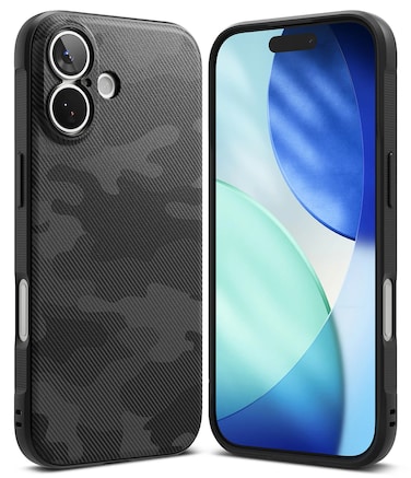 Ringke - iPhone 17 Case Cover   Onyx Series   Camo Black