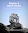 Air for Samsung Galaxy Buds 4 Pro / 4 Case with Carabiner and Strap Slim Transparent Shockproof Cover with Keychain - Clear/Aurora