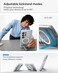 Spigen Ultra Hybrid S MagFit for Samsung Galaxy S26 ULTRA case cover [MagSafe compatible] with Kickstand - Clear White