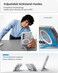 Spigen Ultra Hybrid S MagFit for Samsung Galaxy S26 PLUS case cover [MagSafe compatible] with Kickstand - Clear White