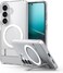 Spigen Ultra Hybrid S MagFit for Samsung Galaxy S26 PLUS case cover [MagSafe compatible] with Kickstand - Clear White
