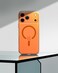 Spigen Ultra Hybrid MagFit for iPhone 17 Pro MAX case cover [MagSafe compatible] (2025) - Clear Orange