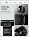 Spigen Rugged Armor Pro for Google Pixel Watch 4 (45mm) Case Band with Charger Stand Protective TPU Cover (2025) - Matte Black