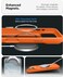 Spigen Silicone Fit MagFit for iPhone 17 PRO case cover [MagSafe compatible] - Cosmic Orange