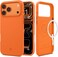 Spigen Silicone Fit MagFit for iPhone 17 PRO case cover [MagSafe compatible] - Cosmic Orange