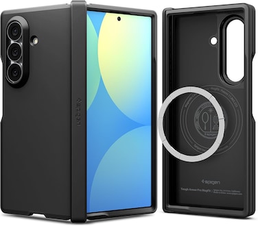 Spigen Tough Armor Pro MagFit for Samsung Galaxy Z Fold 8 ULTRA case [MagSafe compatible] cover (2026) Military Grade with Hinge Protection - Black