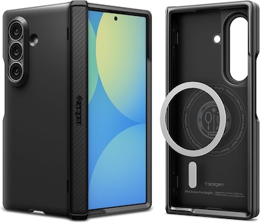 Spigen Slim Armor Pro MagFit for Samsung Galaxy Z Fold 8 ULTRA case [MagSafe compatible] cover (2026) Military Grade Drop &amp; Hinge Protection - Black