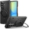Spigen Slim Armor Pro S MagFit for Samsung Galaxy Z Fold 8 ULTRA case (2026) 360 Ring Stand [MagSafe compatible] cover Military Grade Drop &amp; Hinge Protection - Black