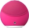 Electric USB Rechargeable Silicone Face Cleanser and Massager Brush, Ultra Soft Hygienic Silicone Facial Cleansing Brush for Every Type Skin, Rose Pink