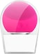 Electric USB Rechargeable Silicone Face Cleanser and Massager Brush, Ultra Soft Hygienic Silicone Facial Cleansing Brush for Every Type Skin, Rose Pink