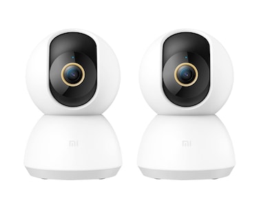 Xiaomi Smart Camera C300 2K   F1.4 Large Aperture and 6P Lens   Enhanced Color Night Vision in Low Light   AI Human Detection (2 Set)