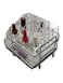 Clear Acrylic Makeup Organiser with Drawer, 2-Tier Cosmetic Storage Display Case for Nail Polish and Lipstick