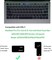 USA Version Russian English Silicone Protective Keyboard Cover for Macbook Pro 13/15 Inch with Touch Bar Model A1706/A1707/A1989/A1990/A 2159, Release 2016/2017/2018/2019, Black