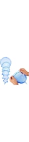 Silicone Stretch Lids 6 Pack Suction Lid - Multi Size Stretchable Covers For Bowls, Cups, Pots, Can, Mason Jar, Food Fresh Saver Cover, Freezable Microwavable Cover