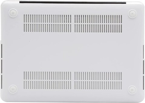 Plastic Hard Shell Case Cover Compatible with Older Version MacBook Air 13.3-Inch Model:- A1369/A1466 Release 2010 to 2017, White