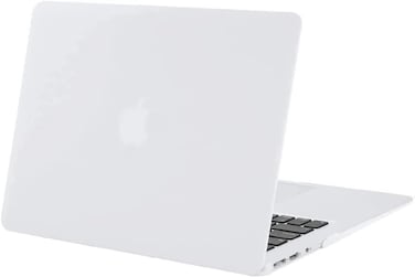 Plastic Hard Shell Case Cover Compatible with Older Version MacBook Air 13.3-Inch Model:- A1369/A1466 Release 2010 to 2017, White