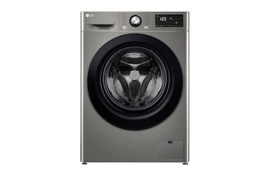 LG Vivace Washing Machine 9kg, Front Load Automatic Washing Machine, 9 KG - F4R3VYG6P -Platinum Silver