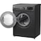 LG 8kg Front Load Washing Machine, F4J3TYG6J, Middle Black (With Direct Drive Motor)